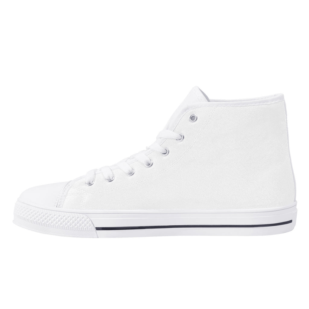 D25 High-Top Canvas Shoes - White