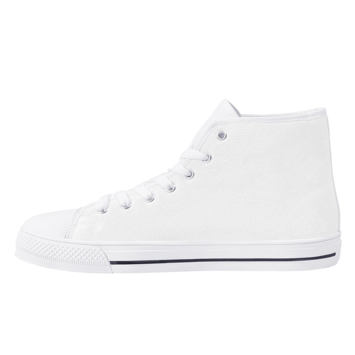 D25 High-Top Canvas Shoes - White