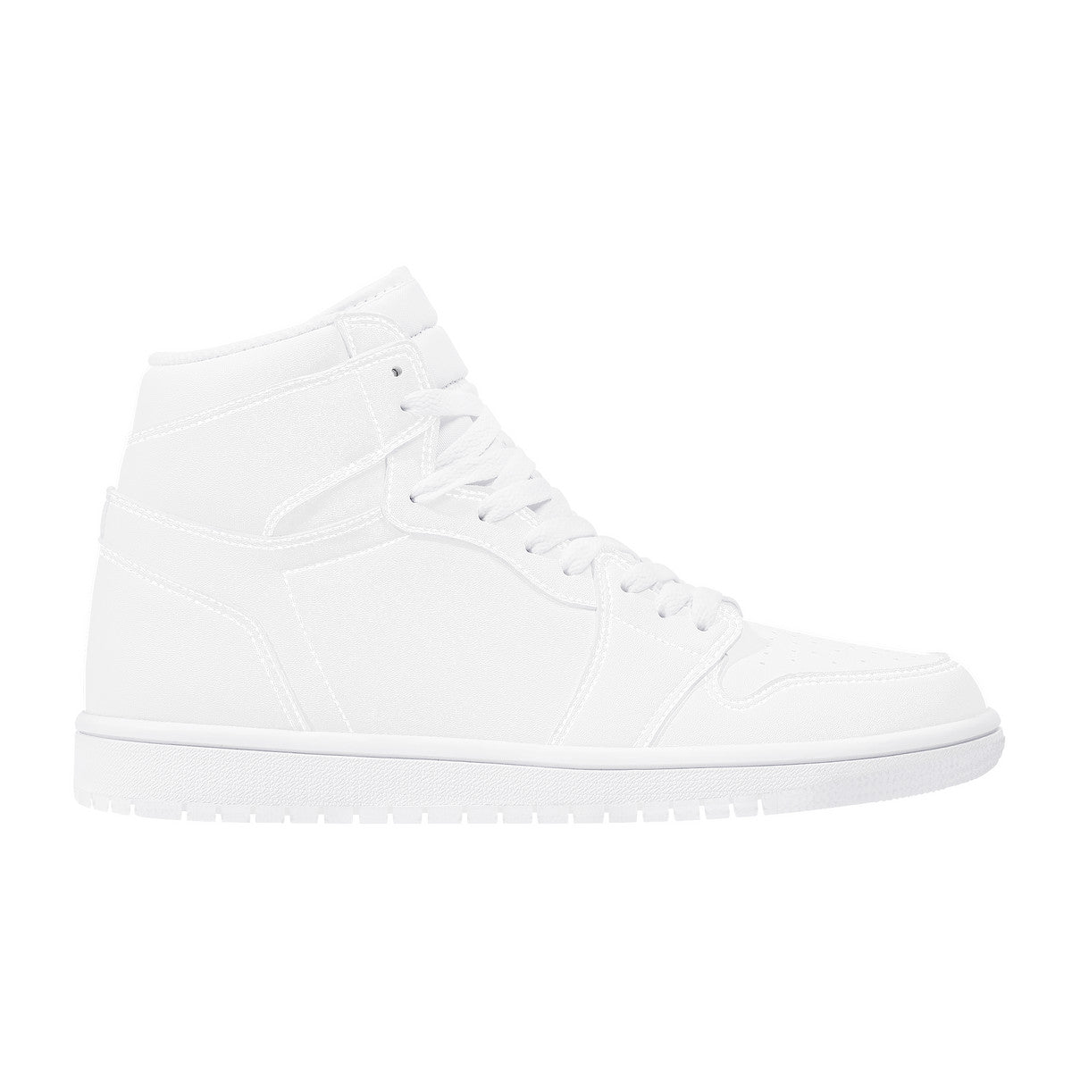 D17 High Top Synthetic Leather Sneaker