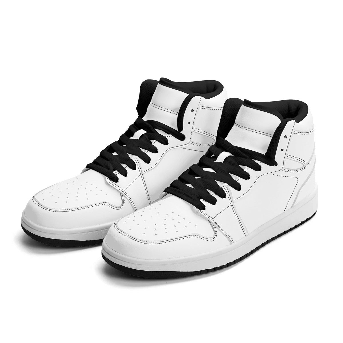 Unisex New Synthetic Leather High Top Sneakers