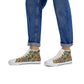 Copy of FWS High-Top Canvas Shoes With Customized Tongue - White