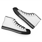 FWS High-Top Canvas Shoes With Customized Tongue - Black