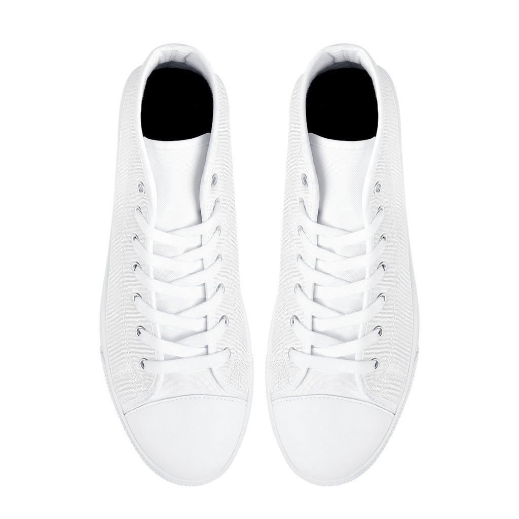 D25 High-Top Canvas Shoes - White