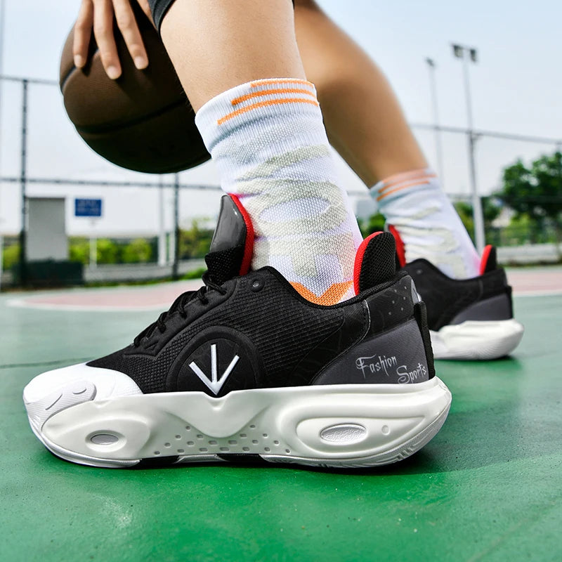 Men's Basketball Shoes Size 48 Sneakers in Stylish Design for Summer Spring Winter Sports