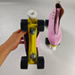 Topsupply Stocked PU Leather Four Wheel Roller Skates Derby Roller Skates for Outdoor Indoor Roller Skates for Women and Men