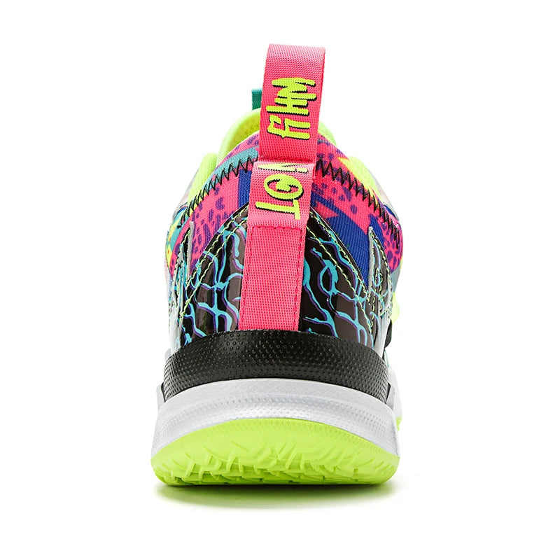 New Hot Superstar Fashion Rainbow Basketball Shoes Men Breathable High Top Basketball Shoes Outdoor Street Sneakers