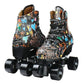 TopSupply New Design High-top for Adult Unisex Indoor and Outdoor Skating Four Light up Wheels Roller Skates With Shoes Bag