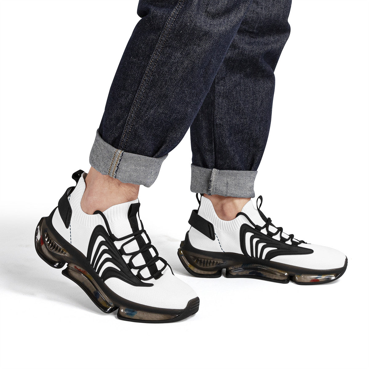 SF_S36 Air Max React Sneakers - Black
