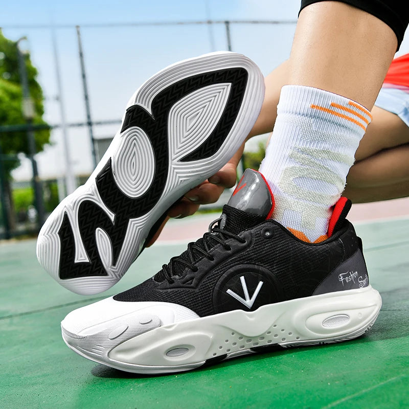 Men's Basketball Shoes Size 48 Sneakers in Stylish Design for Summer Spring Winter Sports