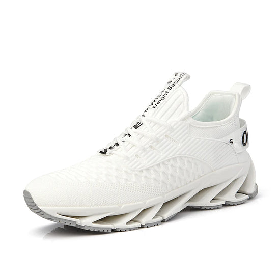Brand Logo Custom High-tech Blade Sole Men Breathable Professional Fashion Sneakers Running Shoes
