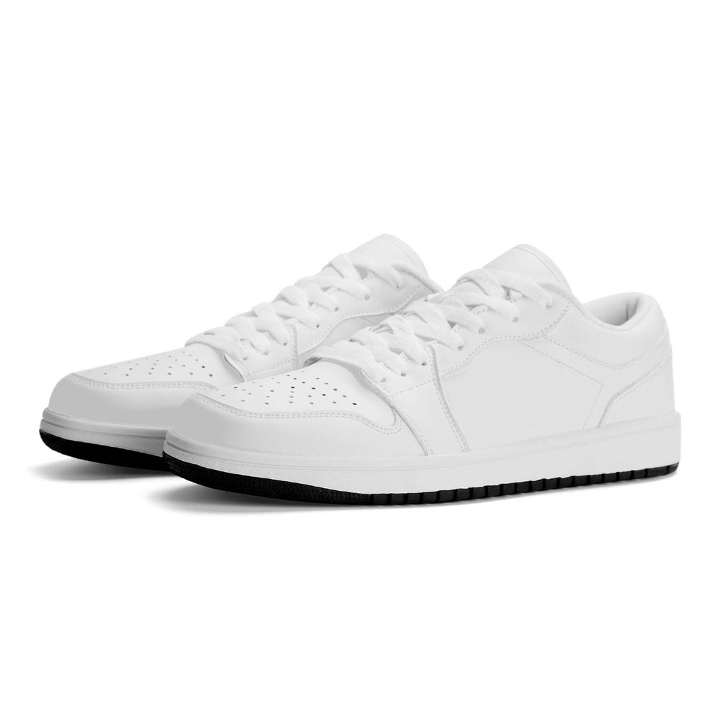 Unisex New Synthetic Leather Low Top Sneakers