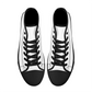 FWS High-Top Canvas Shoes With Customized Tongue - Black