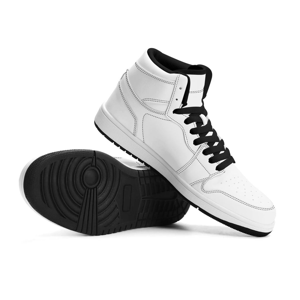 Unisex New Synthetic Leather High Top Sneakers