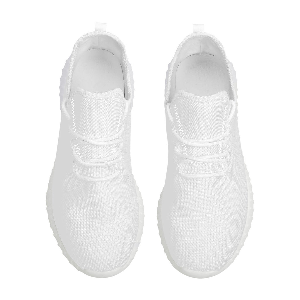 D19 Mesh Knit Sneakers - White