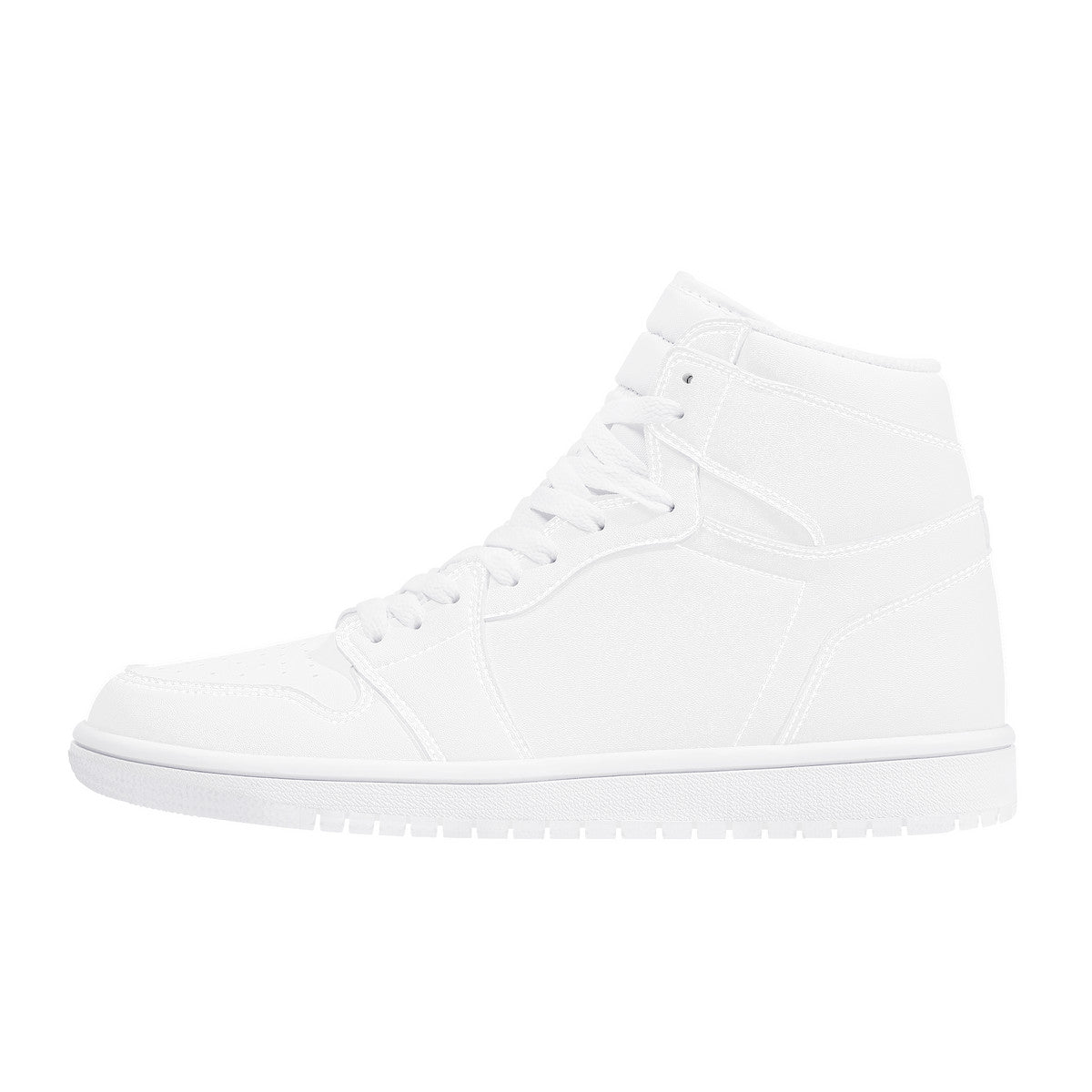 D17 High Top Synthetic Leather Sneaker