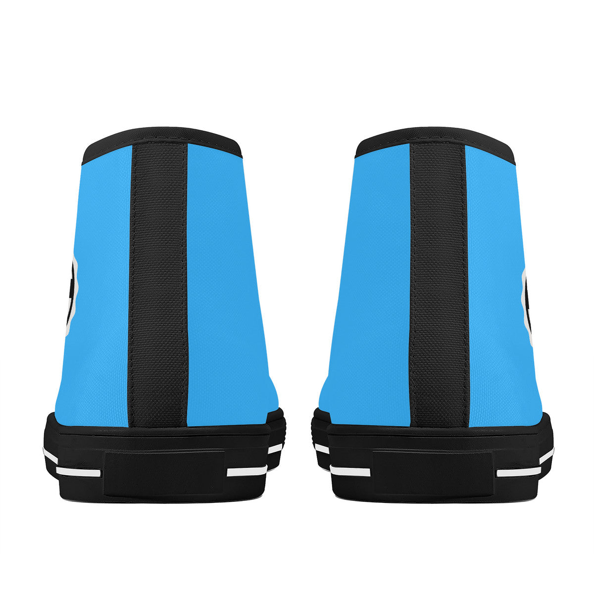 Copy of FWS High-Top Canvas Shoes With Customized Tongue - Black