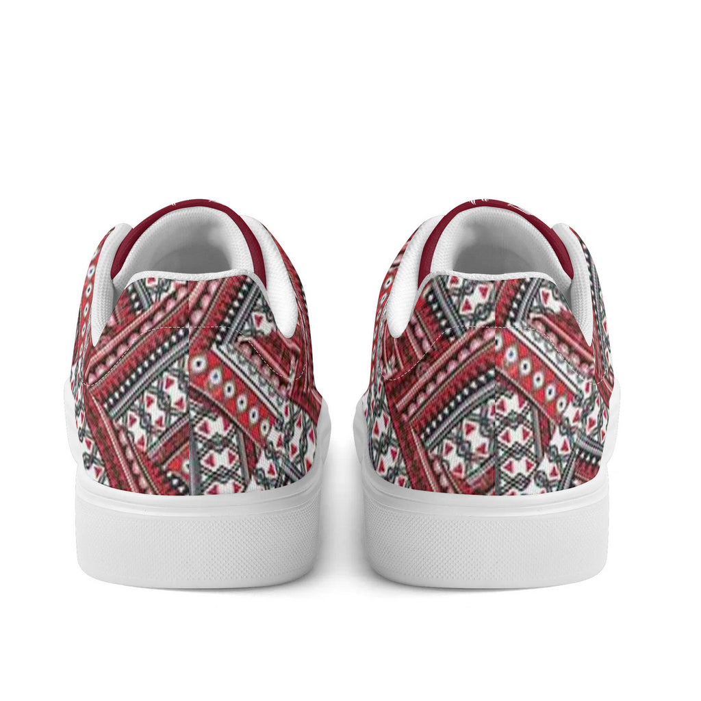 Copy of Tribe Red Canvas Shoes Comfortable Walking Sneakers