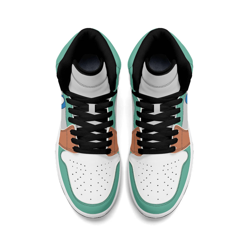 Unisex New Synthetic Leather High Top Sneakers
