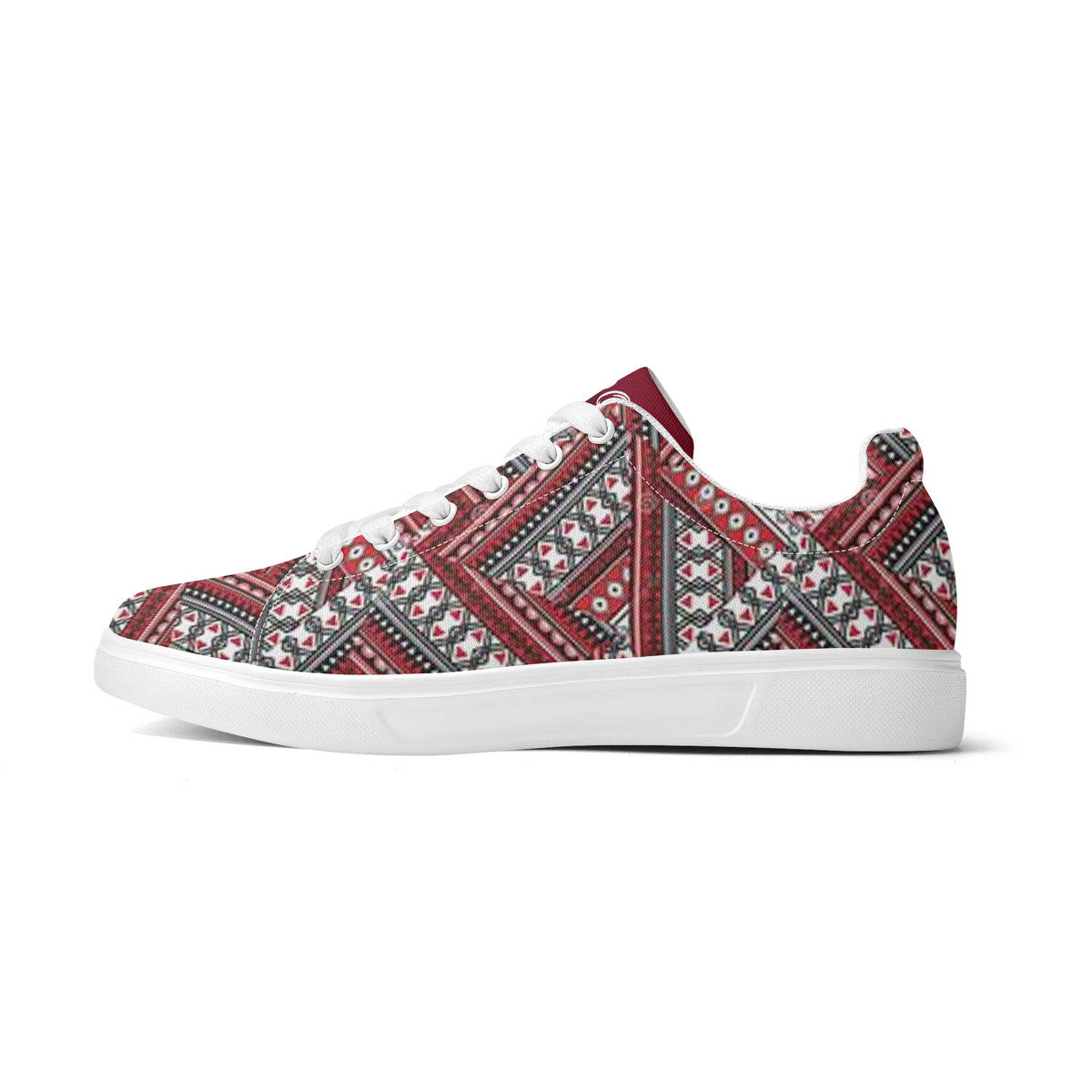 Copy of Tribe Red Canvas Shoes Comfortable Walking Sneakers