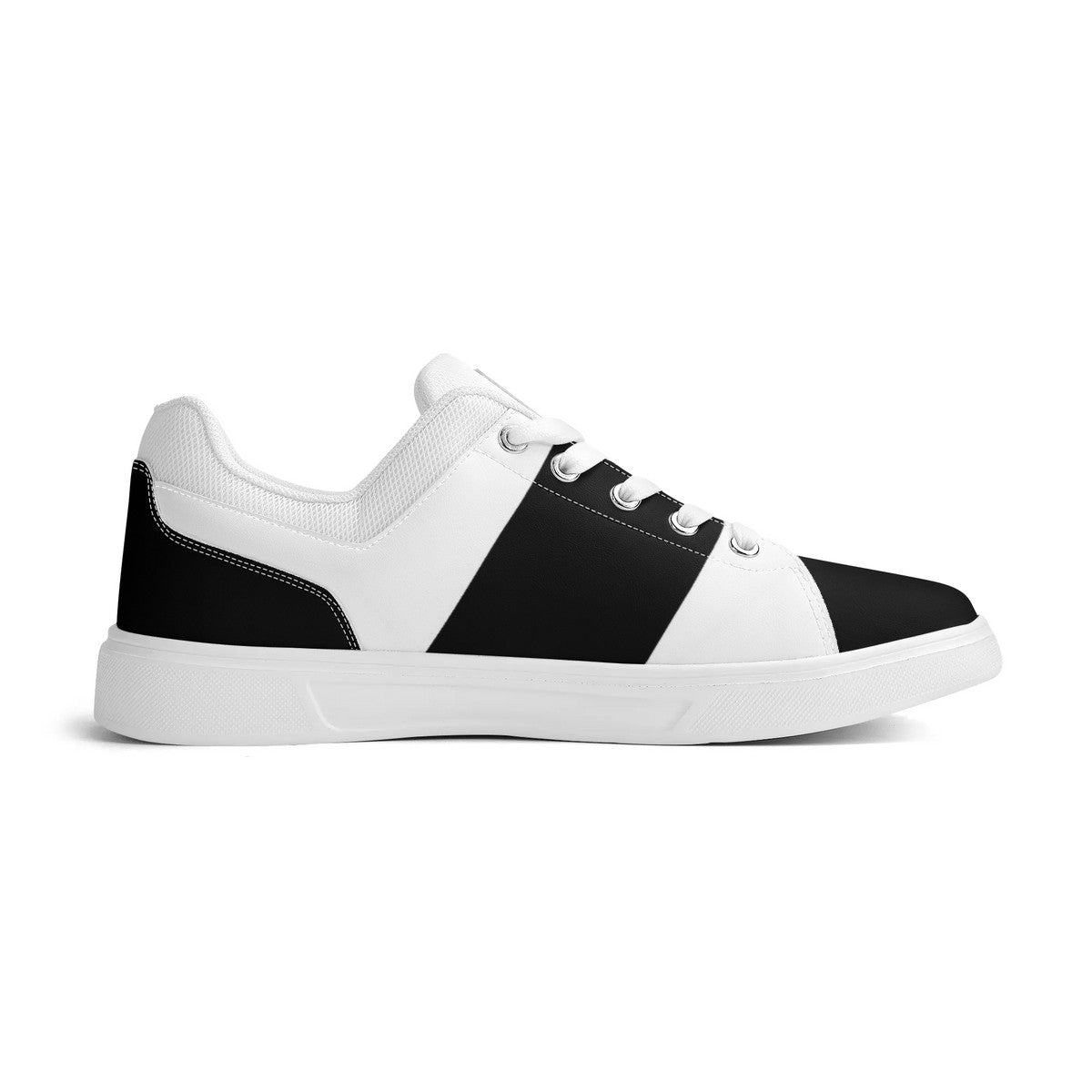 of Chill City tribe black Adult Low-Top Premium Synthetic Leather Shoes