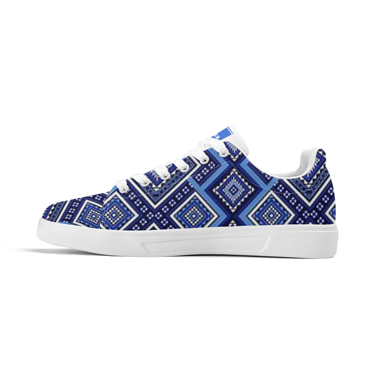 Copy of Tribal Blue  Canvas Shoes Comfortable Walking Sneakers