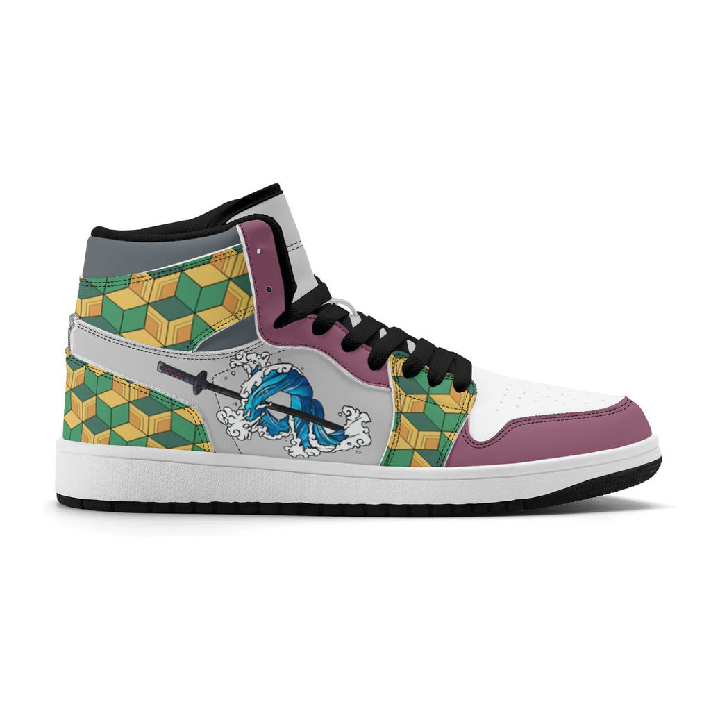 Unisex New Synthetic Leather High Top Sneakers