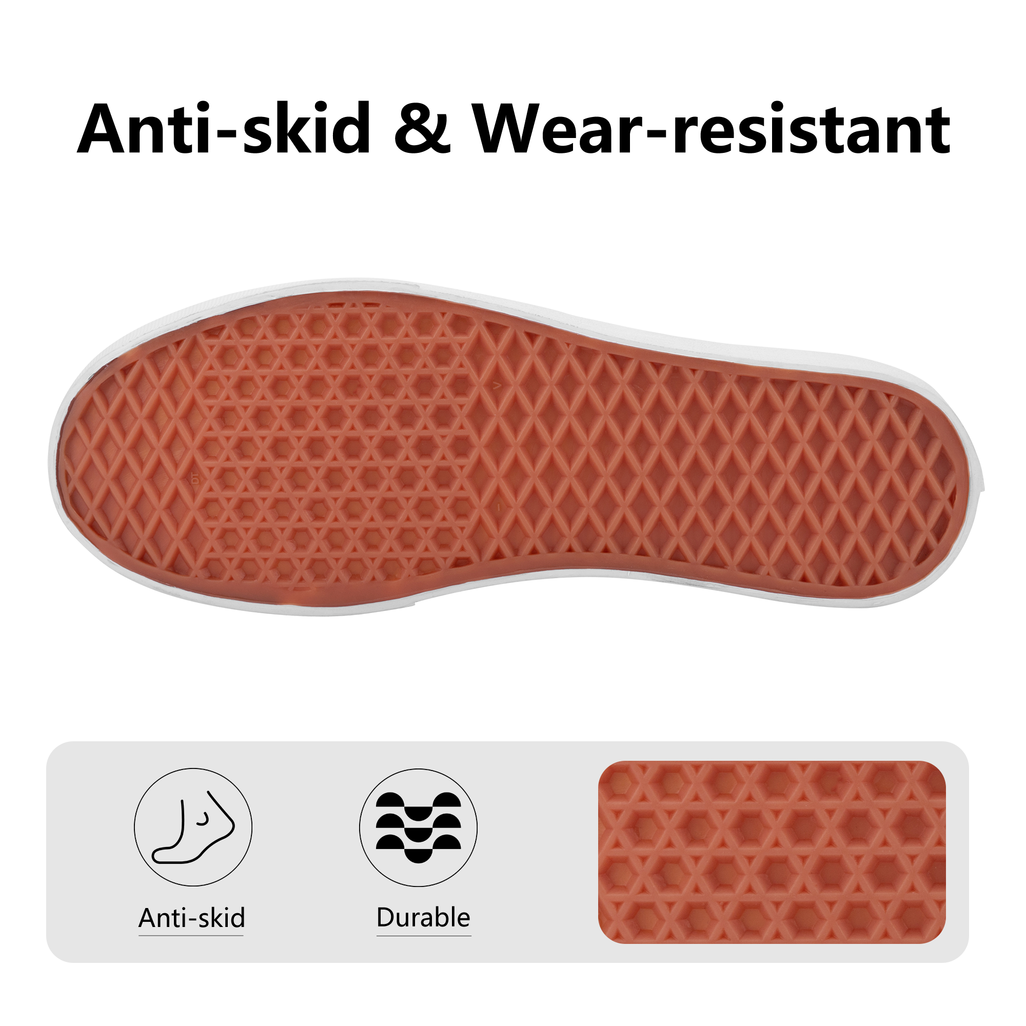 MD New Style Skate Slip On Shoes