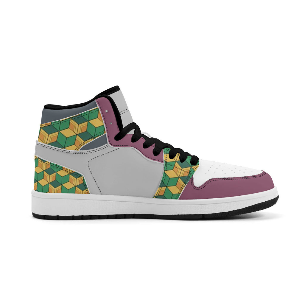 Unisex New Synthetic Leather High Top Sneakers