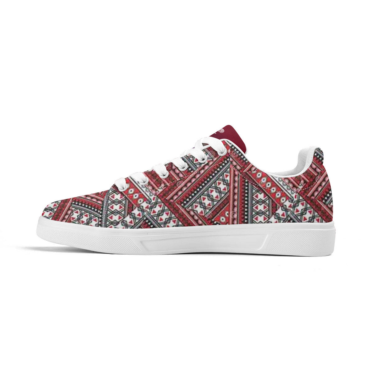 Copy of Tribe Red Canvas Shoes Comfortable Walking Sneakers