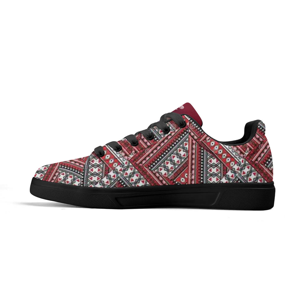 Copy of Tribe Red Canvas Shoes Comfortable Walking Sneakers