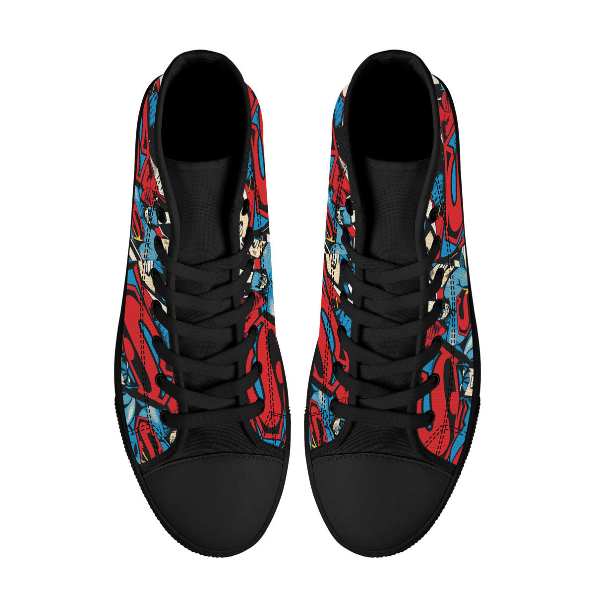 Copy of D25 High-Top Canvas Shoes - Black