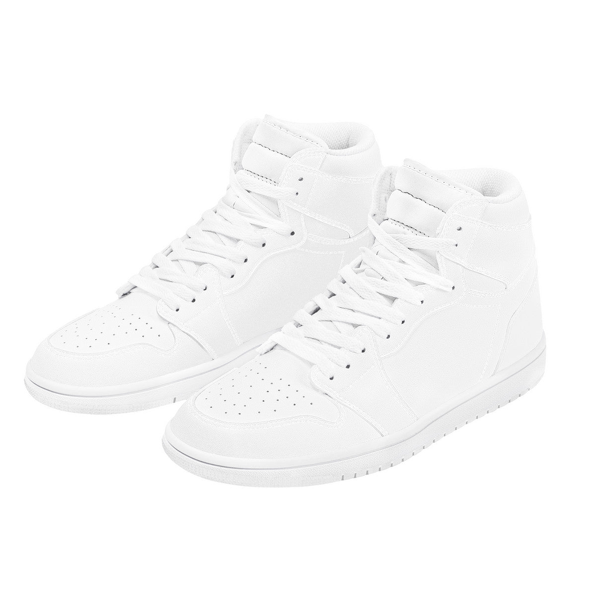 D17 High Top Synthetic Leather Sneaker