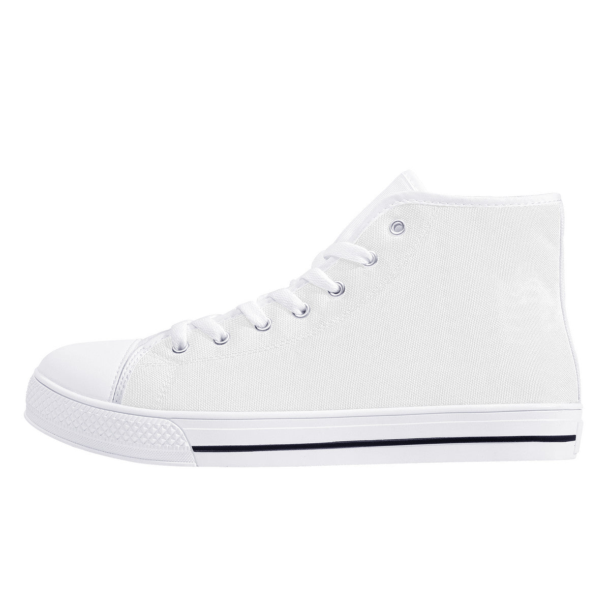 D25 High-Top Canvas Shoes - White