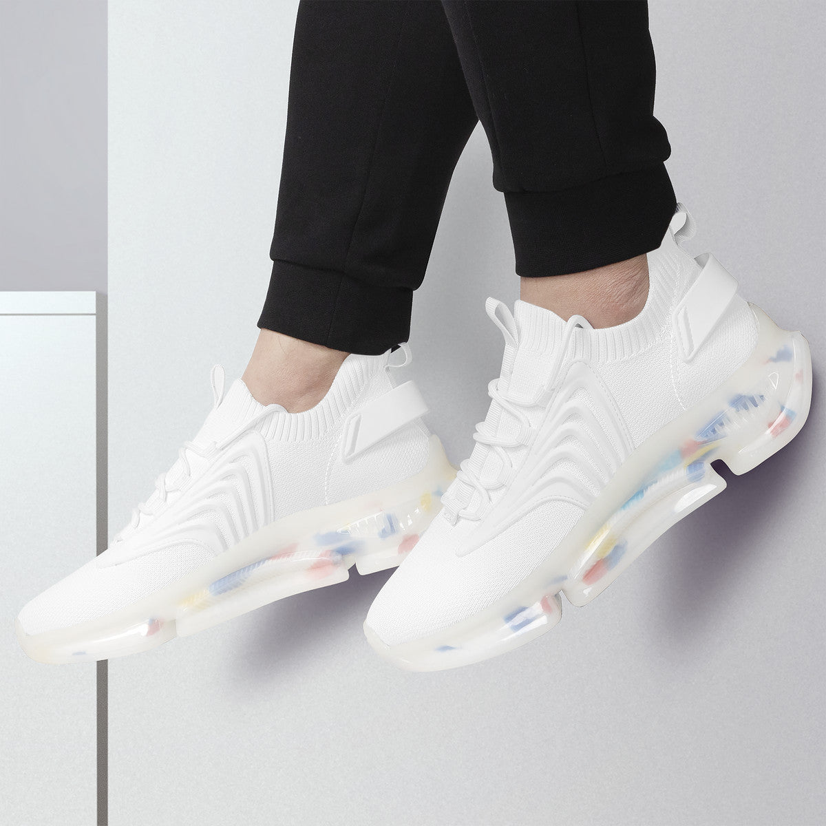 SF_S35 Air Max React Sneakers - White