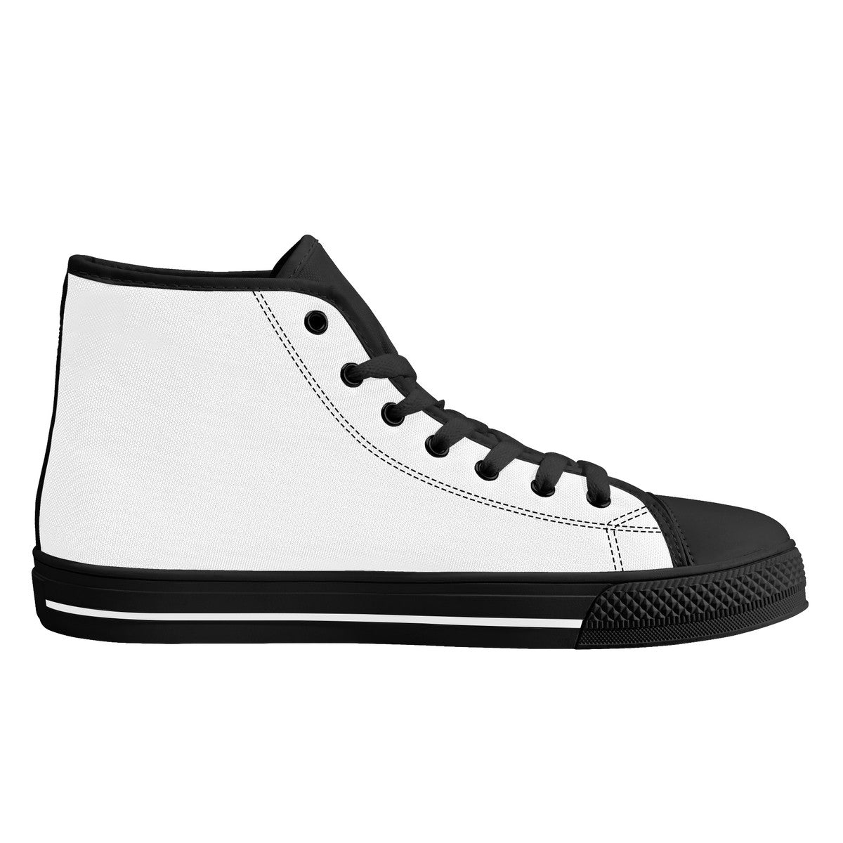 D25 High-Top Canvas Shoes - Black