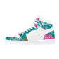 Spring High Top Synthetic Leather Sneaker