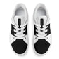 of Chill City tribe black Adult Low-Top Premium Synthetic Leather Shoes