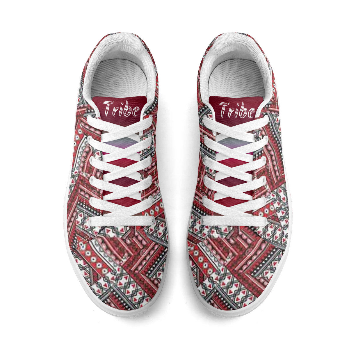 Copy of Tribe Red Canvas Shoes Comfortable Walking Sneakers