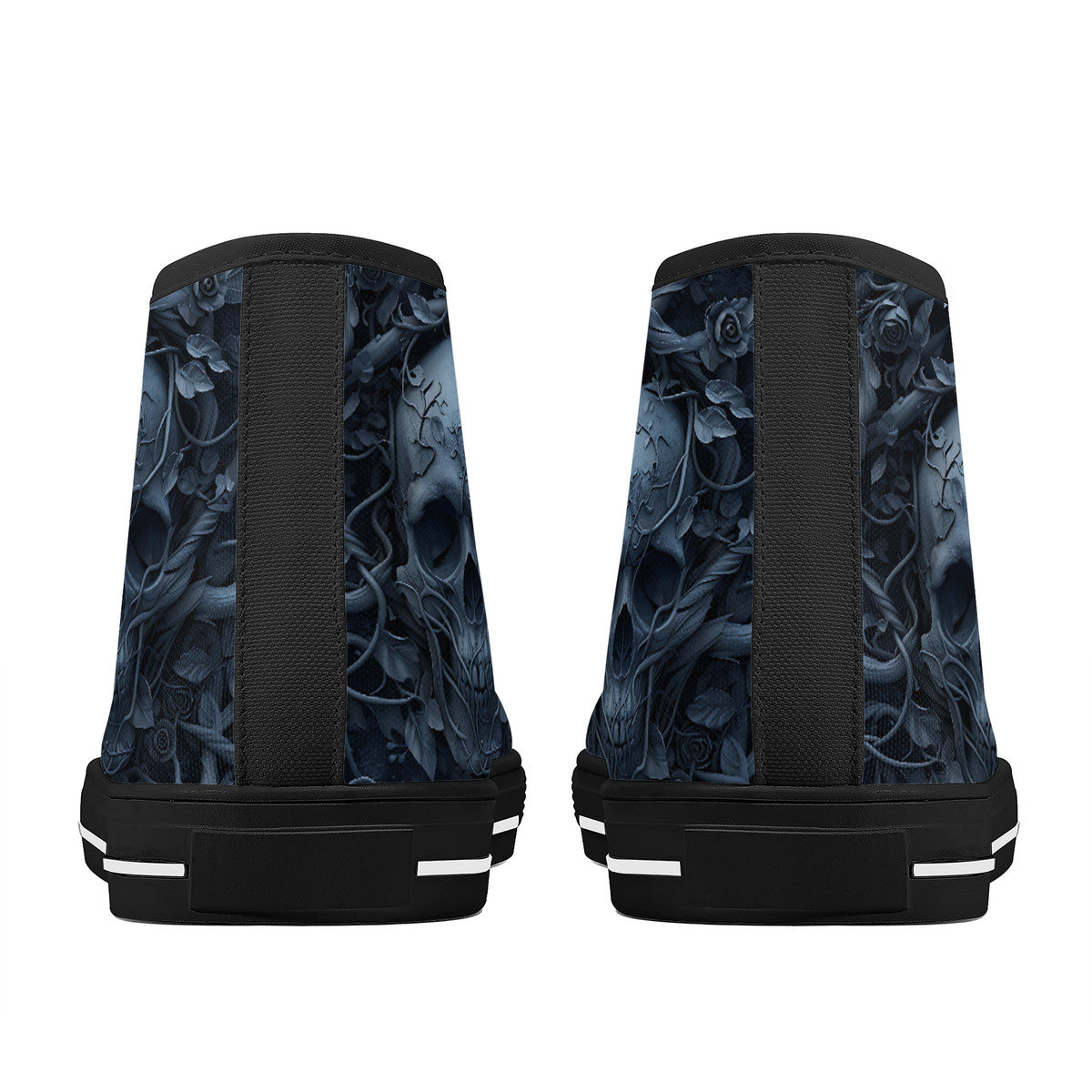 Copy of FWS High-Top Canvas Shoes With Customized Tongue - Black