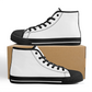 FWS High-Top Canvas Shoes With Customized Tongue - Black