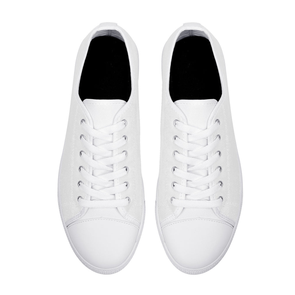 D24 Rubber Outsoles Low-Top Canvas Shoes - White