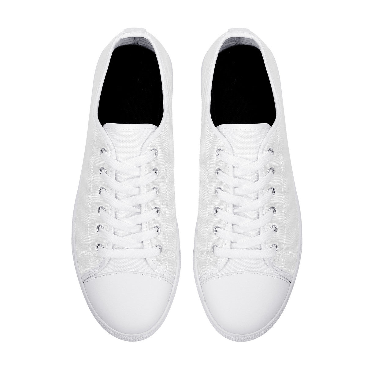 D24 Rubber Outsoles Low-Top Canvas Shoes - White
