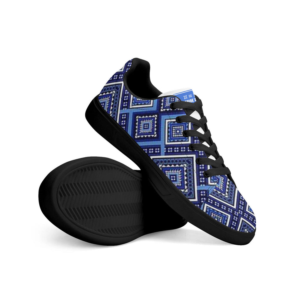 Copy of Tribal Blue  Canvas Shoes Comfortable Walking Sneakers