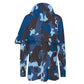 230gsm Poncho-style Long Sleeve Women Hoodie with Irregular Hem(All-Over Printing)