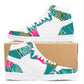 Spring High Top Synthetic Leather Sneaker