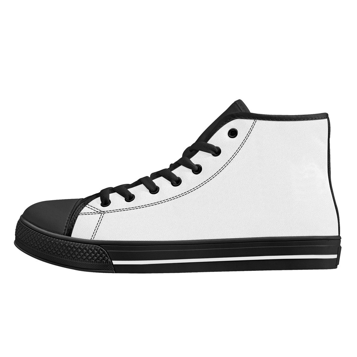 D25 High-Top Canvas Shoes - Black
