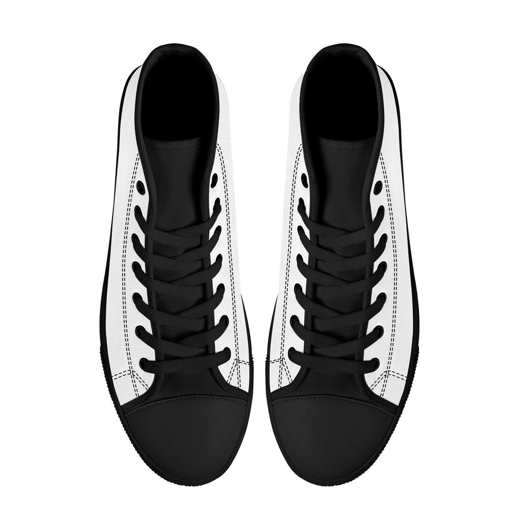 D25 High-Top Canvas Shoes - Black