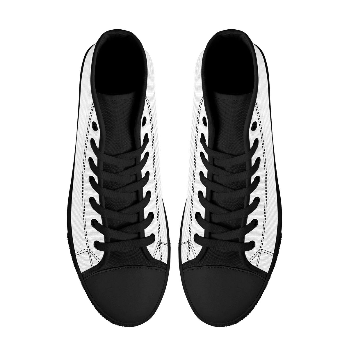 D25 High-Top Canvas Shoes - Black