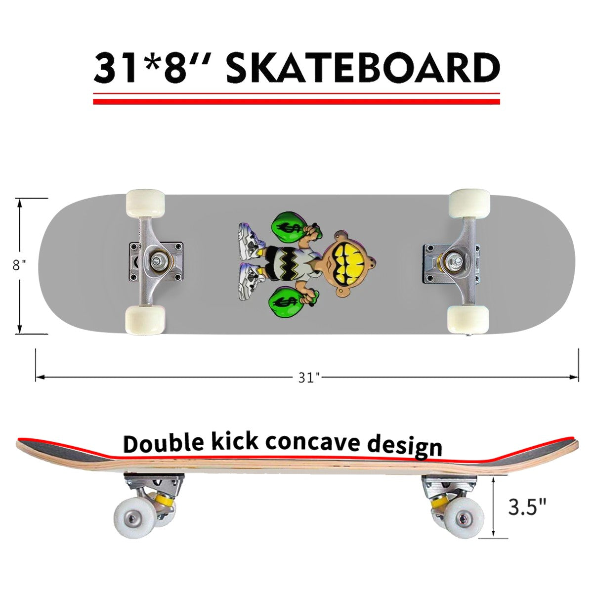 Complete Skateboard (Made in USA)