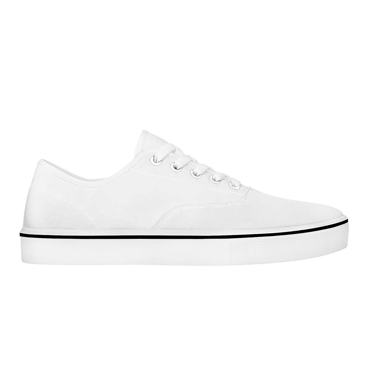 D3S Skate Shoes With Customized Tongue - White